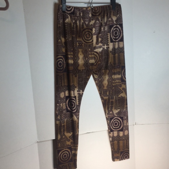 LBISSE AZTEC PRINT LEGGINGS SIZE L - Picture 3 of 3